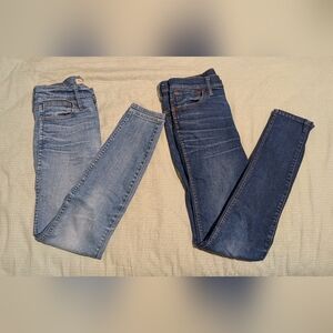 ❌SOLD❌ Madewell High Rise Skinny Jeans Pair Of 2